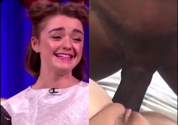 Actress Interracial - Compilation of cute mainstream actress Maisie Williams side to side with  hardcore interracial action - Interracial.com