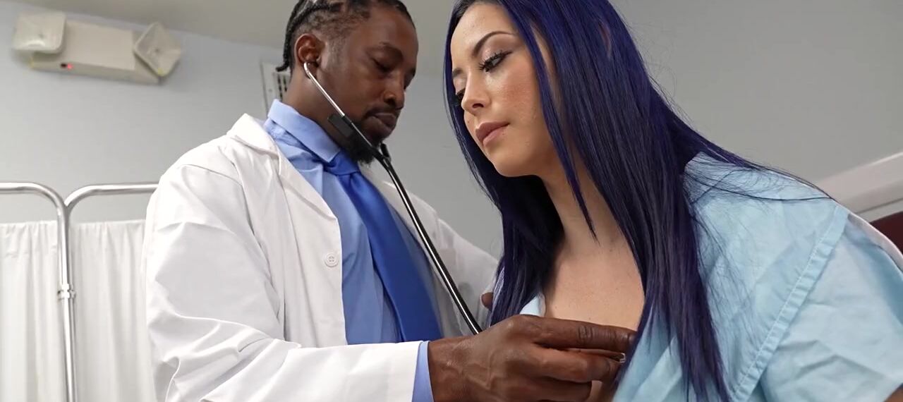 1280px x 570px - Megan Medellin is fingered and fucked by a naughty black doctor -  Interracial.com