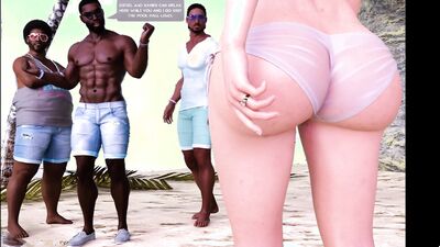 Slut Wife MILF Gets DP by BBC & Creampied on the Beach While Cheating on Husband (3D Comic)